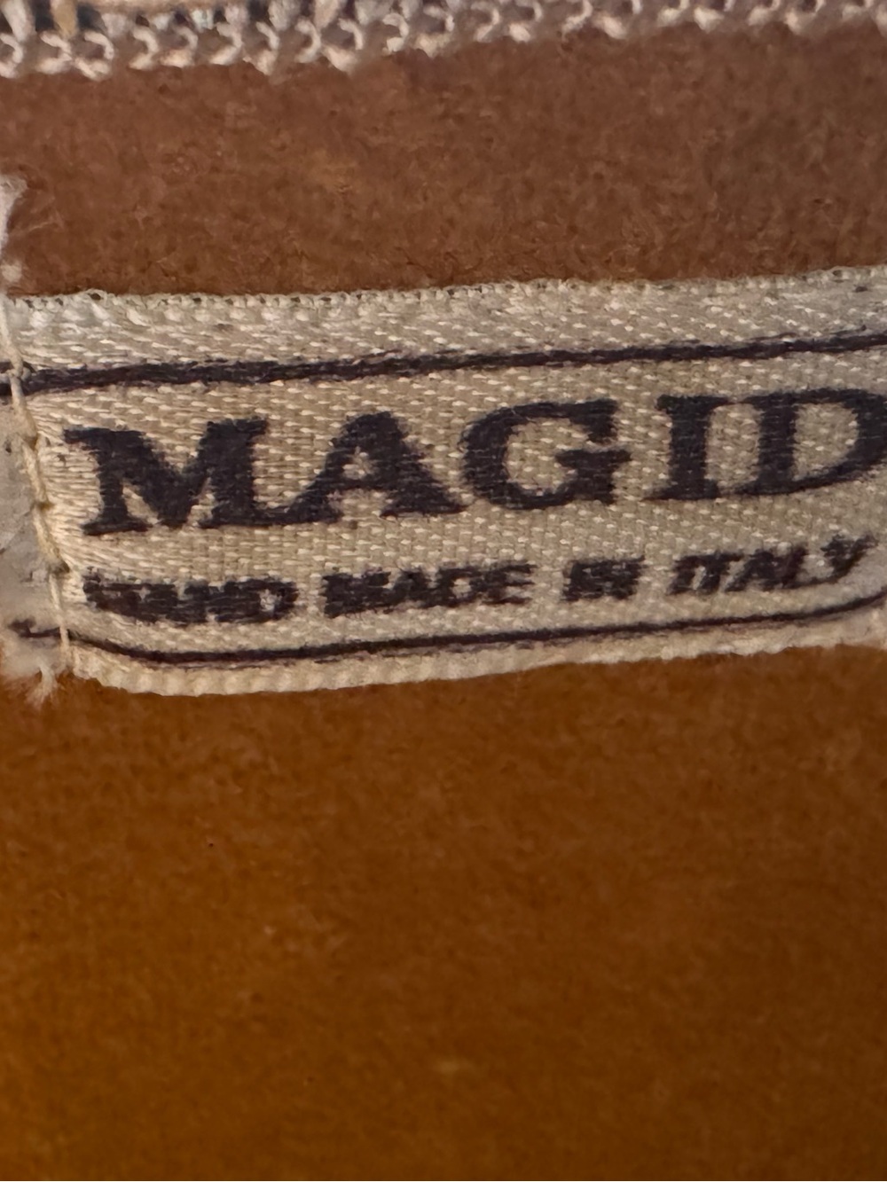 Magid Handmade in Italy Gold Evening Purse - Picture 5 of 8